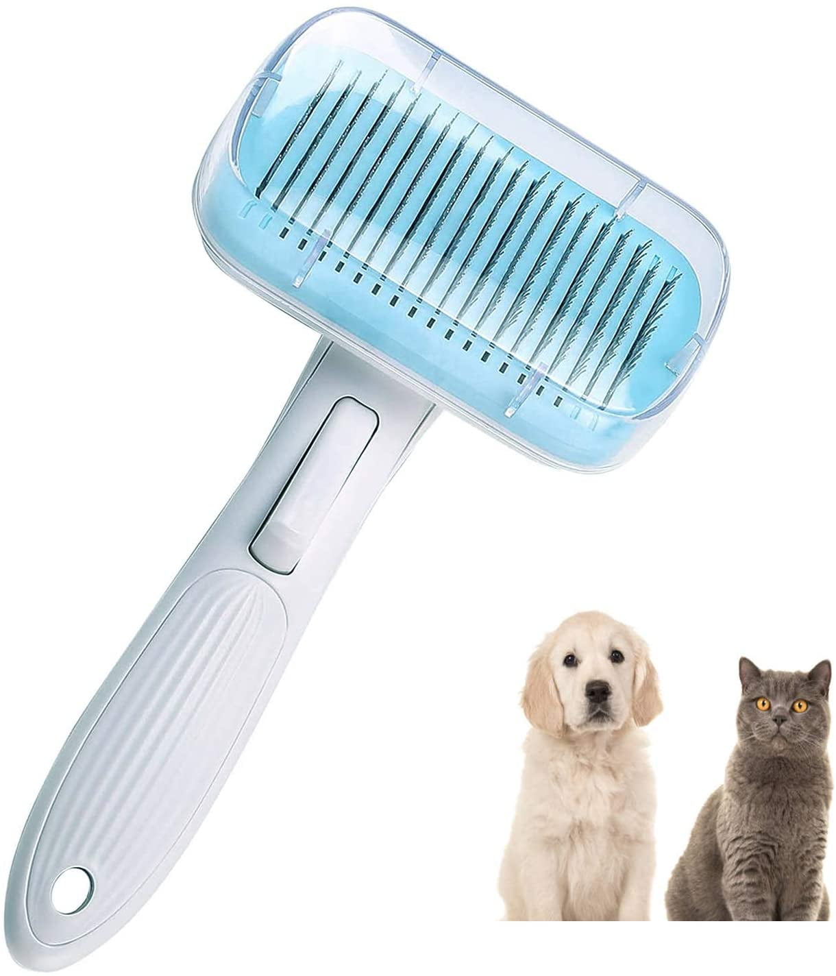 Cat brush, cat fur care Selfcleaning plucking brush Removes undercoat Dog brush Dog brush Cat
