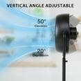 thumbnail image 7 of Simple Deluxe 8 inch 3-Speed Pedestal Fans , Oscillating Fan, 7 of 7