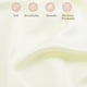 thumbnail image 5 of Juego de 2 fundas de almohada de satén PiccoCasa, fundas de almohada de satén sedoso estándar/reina color crema blanco, 5 of 7