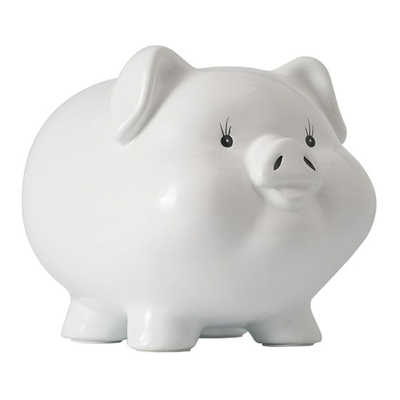 Money Bank Pig Cute Ceramic Cartoon Decorative Coin Bank Piggy Bank for Kids