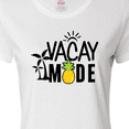 thumbnail image 4 of Inktastic Vacay Mode with Palm Trees Sun and Pineapple Women's T-Shirt, 4 of 5