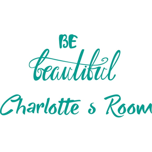 Be Beautiful Life Motivation Quotes Customized Wall Decal - Custom Vinyl Wall Art - Personalized Name - Baby Girls Boys Kids Bedroom Wall Decal Room Decor Wall Stickers Decoration Size (12x20 inch)
