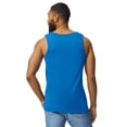 thumbnail image 4 of Gildan Heavy Cotton Tank Top for Men, Classic Fit Bound Neck Sleeveless Tank for Comfort, Royal, 2XL, 4 of 4