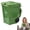Green, variant on Trashcan Ceramics Mug,Recycling Bin Coffee Mug with Lid,Multi-Purpose Trendy Garbage Bin Shape Drinkware for Birthday Parties Gifts, Decorative Water Cup