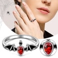 thumbnail image 2 of New Exquisite Jewelry Retro Charm Halloween Bat Diamond Ring Hot Netroots Recommended Ladies Jewelry, 2 of 9