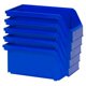 thumbnail image 4 of Readyspace Contenedores De Plástico Para Organizar Y Almacenar Contenedores Para Armario, Cocina, Oficina O Organización De Despensa, Tamaño Mediano, Paquete De 8, Color Azul, 4 of 4
