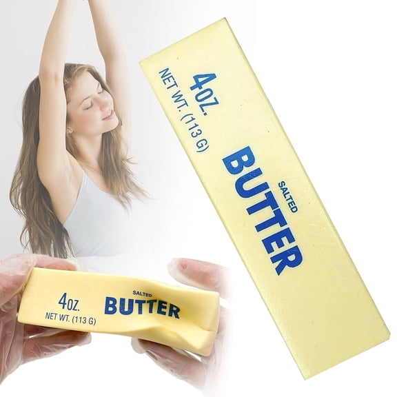 Slow Rising Squishing Butter Stick, Sticky Butter Sticks Squeeze Toys, Realistic Food Squishies Fidget Toys for Decompression Anxiety Relaxation