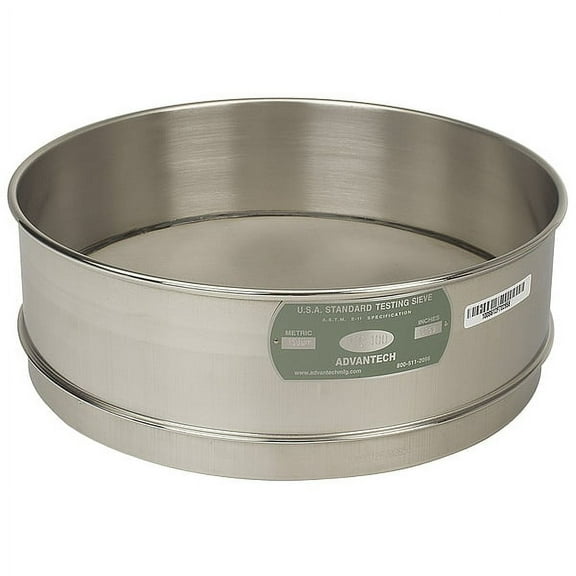 Advantech Sieve, No 100, S/S, 12 In, Full Ht 100SS12F