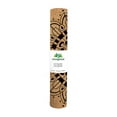thumbnail image 2 of Evergreen Antimicrobial Cork Yoga Mat w/ PER backing, Namaste, Black, 4mm, 24" x 68", 24'' x 0.15'' x 68'' inches, 2 of 2