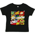 thumbnail image 3 of Inktastic My Grandma Loves Me Superhero Boys or Girls Toddler T-Shirt, 3 of 5