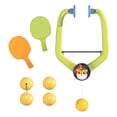 thumbnail image 2 of jinwen Acket and Balls Indoor Hanging Table Tennis Trainer Parent-Child Interaction Toy Solid Rackets 4Balls, 2 of 9