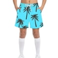 thumbnail image 2 of IVEYRTF Kids Boys Swim Trunks Solid Color Quick Dry Beach Wear Surf Shorts Pocket Design Summer Vacation Comfort Shorts(Blue,8-9 Years), 2 of 8