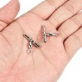 thumbnail image 5 of Sleeve Swivel, 97lb Stainless Steel Cross Line 3 Way Fishing Terminal Tackle, Silver 10 Pack, 5 of 6