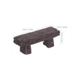 thumbnail image 2 of BESTYASH 8Ud Banco Pequeño Resin Negro Madera Para Adorno De Jardín En Casa, 2 of 7
