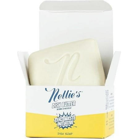 Nellie's Dish Butter Zero-Waste Dish Soap Block, 1 Count