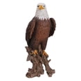 thumbnail image 2 of HI-LINE GIFT LTD. LARGE BALD EAGLE ON STUMP STATUE, 2 of 6