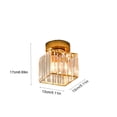 thumbnail image 4 of Sentmoon LED Ceiling Light Kitchen Ceiling Light Corridor Lights Balcony Porch Lights Entrance Lights Modern and Crystal Lights Light In The Bedroom Ceiling Lights., 4 of 7