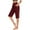 Wine, variant on biudgviw Womens Bermuda Shorts Workout Yoga Straight Leg Knee Length Shorts Comfortable Summer Long Shorts with Pockets for Athletic