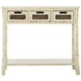 thumbnail image 3 of SAFAVIEH Autumn Country Rustic 3 Drawer Storage Console, Vintage Cream, 3 of 5
