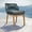 Blue Graphite, variant on Wellspring Outdoor Patio Teak Wood Dining Chair