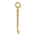 thumbnail image 2 of 14k Yellow Gold Hockey Goalie Stick Puck Glove Necklace Charm Pendant Sport, 2 of 7