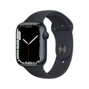 Apple Watch Series 7 GPS, 45mm Midnight Aluminum Case with Midnight Sport Band - Regular