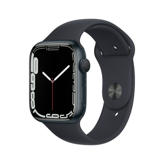 Apple Watch Series 7 GPS, 45mm Aluminum Case with Sport Band - Various Colors