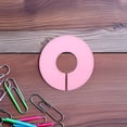 thumbnail image 4 of OFFIGAM 10Pcs Pink Plastic Round Closet Dividers for Hangers Wardrobe Clothing Rack Size Separators, 4 of 8