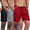 Red / Grey / Black, variant on COOFANDY Men's 3 Pack Gym Workout Shorts Quick Dry Training Bodybuilding Shorts Mesh Athletic Short Pants with Pocket