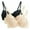 Beige, variant on WREESH 3 Pack Push-Up Bra Adaptive Bra Women Elegant Oversized Bra Super Gathered Lingerie Elegant Lace Bra Large Chest Small Size Adjustable Shoulder Straps Lace Adaptive Bra Underwear Beige