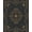 Charcoal Gold, Pattern 3, variant on ODIKA 6'x9' Washable Area Rug Medallion With Vintage Moon Phase Border Snake Gothic Celestial Playful for Family Room, Living Room, Master Bedroom, Non-Slip, Easy Care