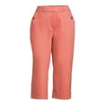 thumbnail image 5 of Terra & Sky Women's Plus Size Pull-On Wide-Leg Cropped Pants, 5 of 5