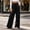 #3Black, variant on Byworldtasic Women's Flowy Pleated Trousers Elastic Waist Loose Fit Palazzo Business Casual Lounge Pants with Pockets