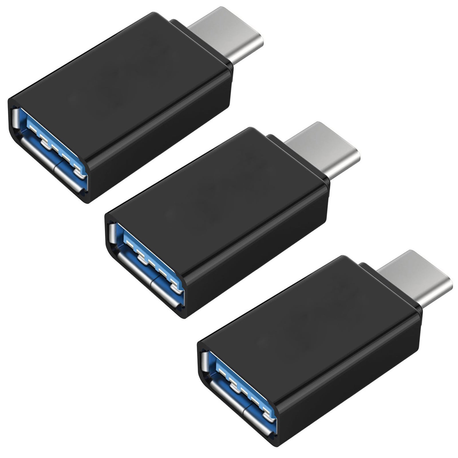 FREEDOMTECH USB C to USB Adapter Type C OTG (3Pack) USB C Male to USB