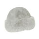 thumbnail image 3 of Gorro de invierno estilo pescador cosaco ruso, confeccionado en poliéster gris, 3 of 7