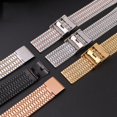 thumbnail image 5 of Correa de reloj de acero inoxidable de 18, 20 y 22 mm para cualquier marca, barra de resorte de liberación rápida, hebilla de seguridad, accesorios de pulsera para reloj de hombre, 5 of 5
