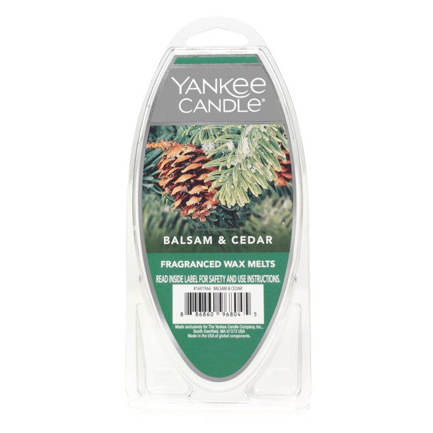 Yankee Candle Balsam & Cedar Fragranced Wax Melts, 6 Count Walmart