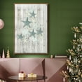 thumbnail image 6 of Coastal Christmas III - Framed Gallery Wrapped Holiday Canvas - 17 x 25 - Rosewood Frame, 6 of 8