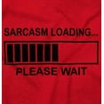 thumbnail image 2 of Sarcasm Loading Please Wait Unisex Fleece Graphic Zip Up Hoodie Brisco Brands 2X, 2 of 5
