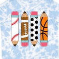 thumbnail image 4 of Inktastic Back to School Sports Pencils Boys or Girls Toddler T-Shirt, 4 of 5