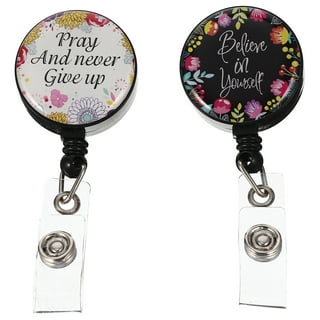 Retractable Badge Reel with Rotating Alligator Clip - Jet Black - Each - AJ  Craft Supplies