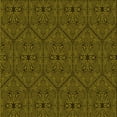 thumbnail image 1 of Ahgly Company Indoor Square Patterned Black Bean Brown Area Rugs, 6' Square, 1 of 6