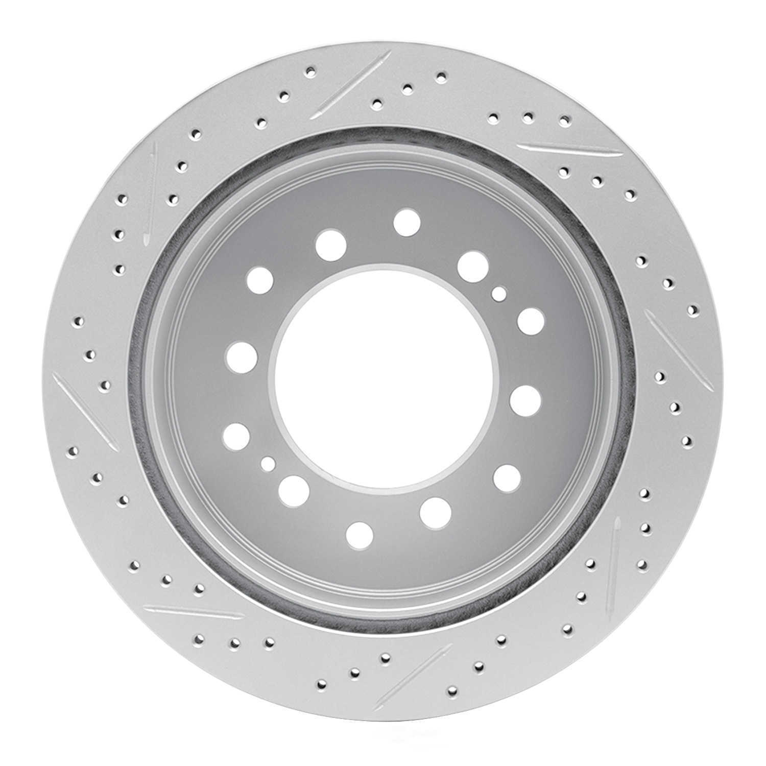Dynamic Friction Company 830-76127R DFC Geoperformance Rotor - Drilled and Slotted