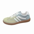 thumbnail image 2 of Women's Fashionable Lace Up Low Top Casual Flat Sneakers, Comfortable Sports Walking Shoes for Daily Wear, Female Round Toe Shoes, 2 of 6