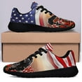 thumbnail image 3 of Memorial Day Veteran Remember and Honor Shoes Sneakers Black Size 9, 3 of 7