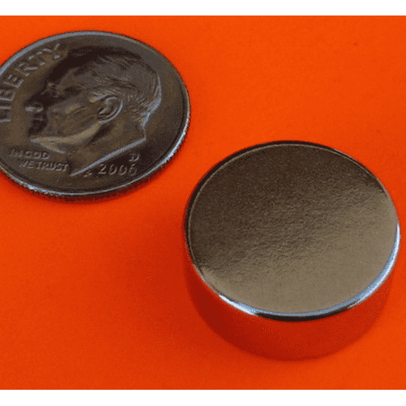 Super Strong Neodymium Magnets 5/8 in x 1/4 in Disc
