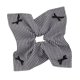 thumbnail image 5 of Decoración de scrunchie a cuadros elegante Regalo romántico Diadema elástica para fiesta de baile negro, 5 of 8