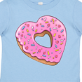thumbnail image 4 of Inktastic Heart Shaped Donut with Pink Icing and Sprinkles Boys or Girls Toddler T-Shirt, 4 of 5