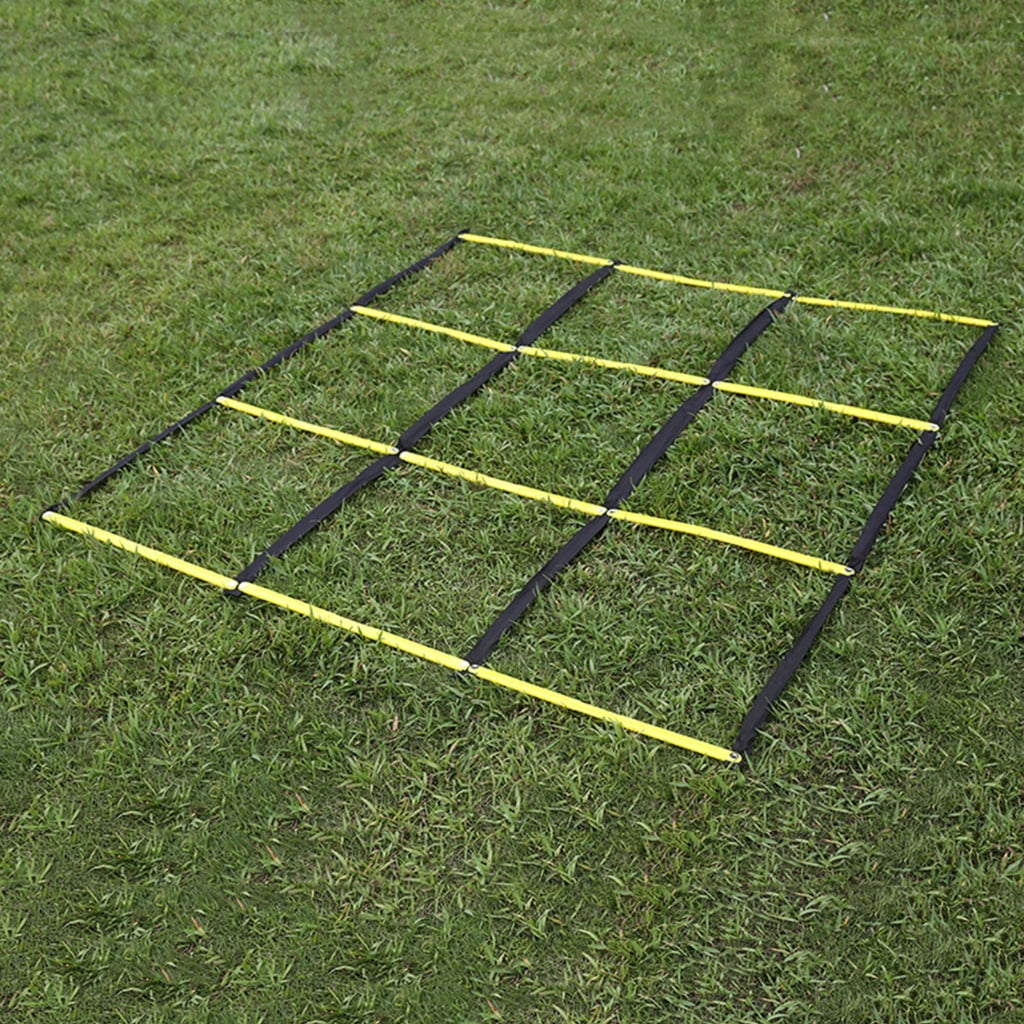 Reinforced Nylon Sports Agility Ladder With AntiSlip Rungs For Football Basketball Boxing Workouts Training Tool