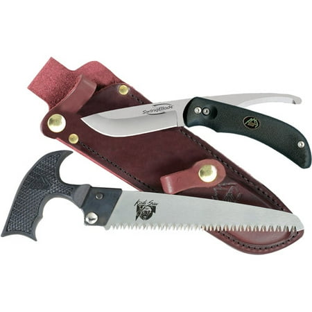 Outdoor Edge Swingblade Pak Combo with Leather Sheath